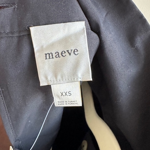 Maeve Mock-Neck Asymmetrical Muscle Top, Black, Size XXS, NWT - Picture 15 of 16